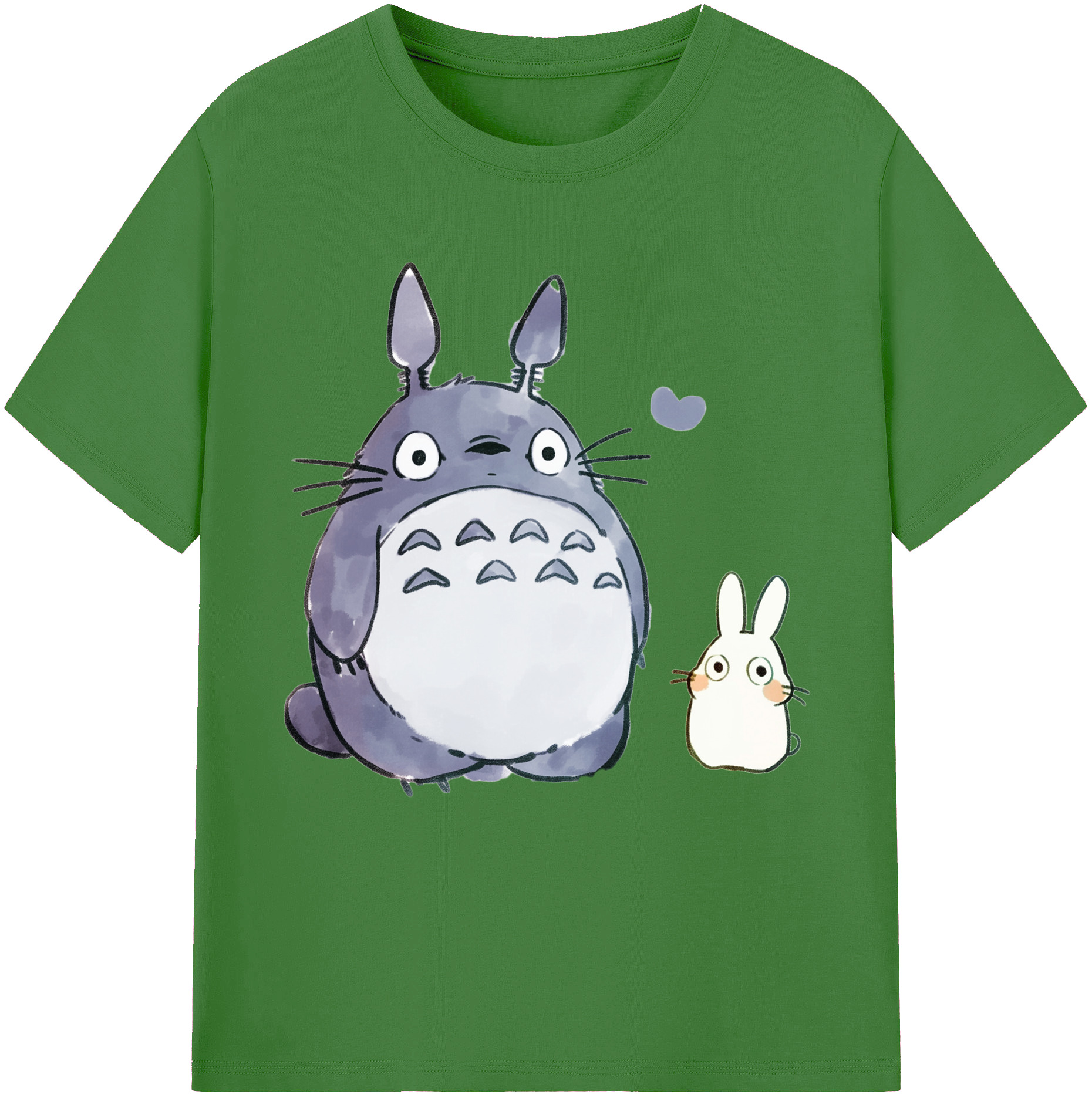 （画像用） となりのトトロ 草壁メイ 草壁サツキ My Neighbor Totoro Satsuki Kusakabe Mei Kusakabe レディースカジュアルプリントTシャツ（綿100％）